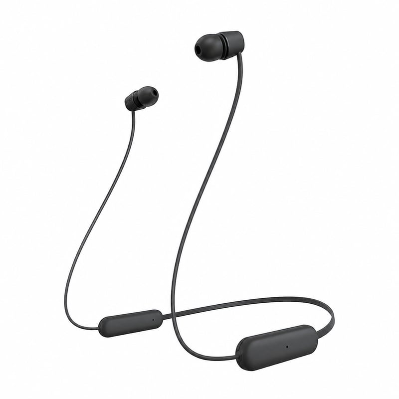 Bezdrôtové Bluetooth slúchadlá Sony WI-C100 so vstavaným mikrofónom — chybné, na náhradné diely: nezapínajú sa (stav: viď 2. obrázok)