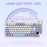 AJAZZ AK820PRO 75% TKL Mechanikus Gamer Billentyűzet - Vezeték Nélküli/Bluetooth/USB-C, RGB Háttérvilágítás, TFT Kijelző, Hotswap 9
