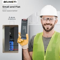BRIMETI LED Transzformátor 230V-24V 100W Tápegység - Vékony Alumínium Kapcsolóüzemű Átalakító 4,16A LED Szalaghoz, Kerti Világításhoz 5