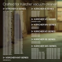 1E Kärcher porszívó szűrő szett 3db kerek filter WD/MV sorozathoz 2