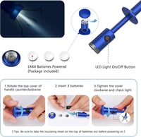 Housolution Clește Magnetic cu Patru Gheare - Cu Mâner Flexibil și Lumină LED, Instrument Flexibil de Extindere Lungă pentru Gunoi, Chiuvetă și Sifoane 6
