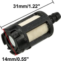 Sourcing Map 31x14mm Univerzális Üzemanyagszűrő Autókhoz 2