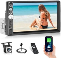 Hikity 1 DIN Autórádió 7" Érintőképernyővel - Vezetékes CarPlay, Android Auto, Bluetooth Kihangosító, Tolatókamera, FM Rádió 1