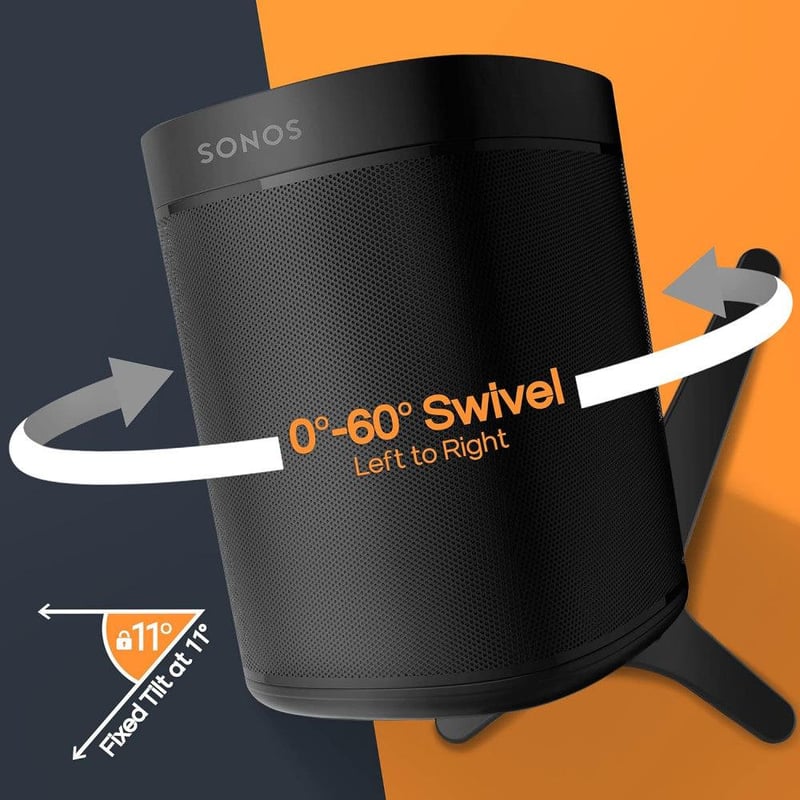 Sonos ONE Vízálló Alumínium Falikonzol - Soundbass ONE-X-B