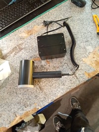 Uscător de păr RYing 1875W cu întrerupător de siguranță și suport de perete, negru - Pentru baie și — fără concentrator (stare: vezi imaginea a 2-a) 3