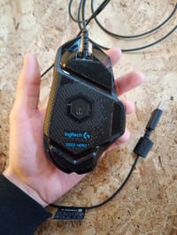 Káblová herná myš Logitech G502 HERO, čierna, 25 600 DPI, RGB podsvietenie, 11 programovateľných tlačidiel, používaná 4