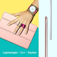 MoKo iPad Air 3 / Pro 10.5 Bőrtok - Rózsaarany, Automata Alvó Funkcióval 6