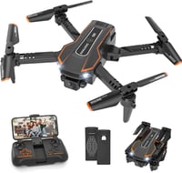 AVIALOGIC HD 720P Drón Gyerekeknek - WiFi FPV Kamerás Quadcopter, Fejnélküli Mód, 3D Flip, Magasságtartás, Útvonalkövetés, Kezdőknek, 2 Akku 1