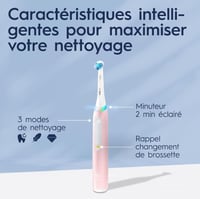 Oral-B iO-3S Elektromos Fogkefe Rózsaszín - Újratölthető, Kerek Fejjel, Időzítővel, Felnőtteknek, Akkumulátoros 11