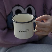 Fire-Maple Zománcozott Kemping Bögre 350ml - Hőálló Kávés Teás Pohár Utazáshoz, Irodába, Otthonra - Klasszikus Stílusú Hordozható Ivókupa 7
