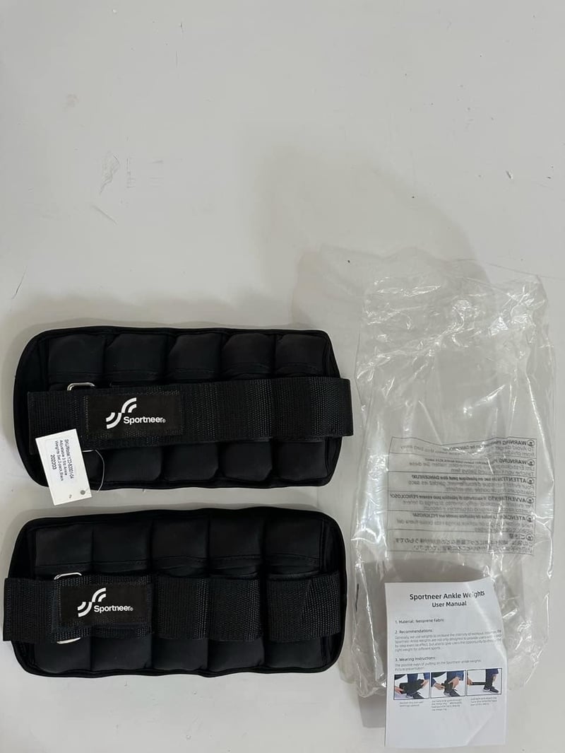 Sportneer Állítható Súlyzott Csuklóbandák és Lábsúlyok, 0,45-1,6 kg Pár