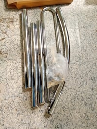 IDEBOX RG5807 metalni slikarski stalak 109x43x28 cm sivi — zahrđali dijelovi stalka (stanje: vidi 2. sliku) 3