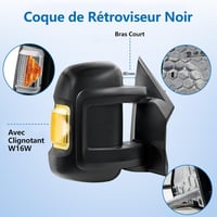 Convitex Elektromos Jobb Oldali Visszapillantó Tükör Jumper Ducato Boxer 2006-tól - Fűthető Konvex Üveggel, Irányjelzővel 3