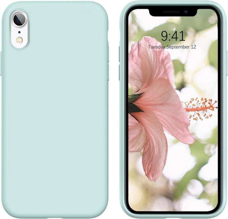 Apple iPhone XR Mentazöld Szilikon Védőtok