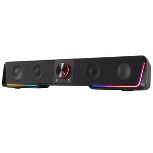 Speedlink Gravity RGB stereo soundbar za PC — neispravan, djelomično radi: proizvodi šum tijekom rada (stanje: vidi 2. sliku)