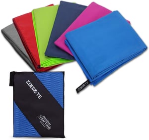 Zoegate Mikrofibreni Ručnik S XL XXL - Brzosušeći Ručnik za Putovanja, Sport, Plažu, Saunu i Krpa za Čišćenje, 80x40 cm