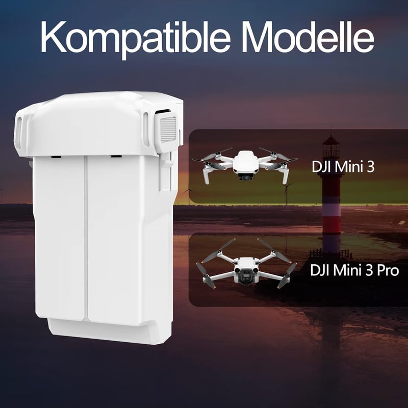 DJI Mini 3 Pro akkumulátor szett - 2db 3850mAh, 47 perc repülési idő