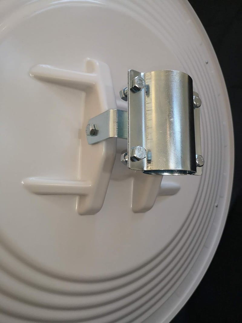 O&W Security Időjárásálló Közlekedési Tükör 60 cm - Kerek Domború Biztonsági Megfigyelő Tükör Fényvisszaverőkkel Kijáratokhoz, Garázsokhoz