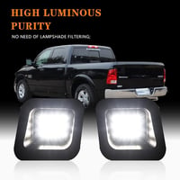 Dodge Ram LED rendszámtábla-világítás, füstüveg, 6500K, 2db 7