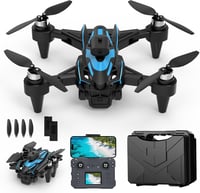 Aenxwa E88 Mini Drón 4K HD Kamerával - Kefe Nélküli Motorral, WiFi FPV, 120° Látószög, Optikai Pozícionálás, Akadályérzékelés, 2 Akkumulátor 1