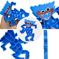 Kék Huggy Wuggy Pop It Antistressz Játék - Poppy Playtime Figura 3