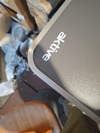 Masă pliabilă din aluminiu AKTIVE 63161 cu 4 taburete din oțel, 120x60 cm — mici deteriorări în mai multe locuri (stare: vezi a 2-a fotografie) 5