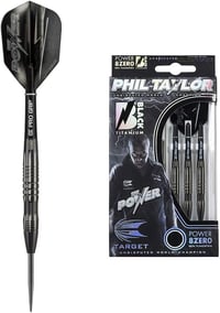 Target Phil Taylor Power 8-Zero fekete 80% volfrám acél darts szett 1