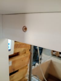 Măsuță de înfășat pliabilă de perete Badabulle Plouf cu raft și salteluță — înveliș uzat, crăpat, lovit (stare: vezi poza nr. 2) 12