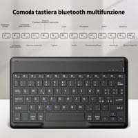 EasyAcc Bluetooth billentyűzet Windows/Android/iOS-hez, olasz kiosztás, 80cm USB-C kábel, fekete 3
