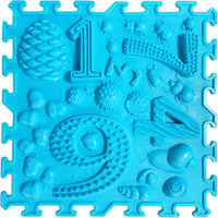 ORTO NATURE Erdei Iskola Szenzoros Puzzle Masszázs Szőnyeg - Ortopédiai Játszószőnyeg Babáknak és Gyerekeknek 6
