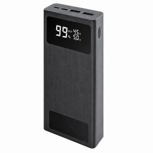 EMOS Powerbank 20000 mAh 22,5 W s brzim punjenjem, zaslonom, Pass-Through funkcijom, 3 izlaza — kabel za punjenje (stanje: vidi 2. sliku)