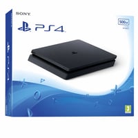 Sony PlayStation 4 Slim igraća konzola, 500 GB, Jet Black, F-Chassis – bez kontrolera i slušalica (stanje: vidi 2. sliku) 1