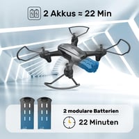 Holy Stone HS340 Mini Drón 720P HD Kamerával, Élő Közvetítéssel, 2 Akkumulátorral, Hosszú Repülési Idővel, Kézi Irányítással, Kezdőknek 8