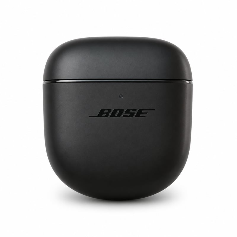 Carcasă de încărcare de schimb pentru Bose QuietComfort Earbuds II – Piesă originală, negru, pentru căști Bluetooth