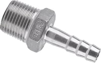 Hilitand Rozsdamentes Acél Pneumatikus Csőcsatlakozó - 3/8" x 8mm BSPT Menetes Tömlőillesztés SS304 - Gyorscsatlakozó Levegő, Üzemanyag és V 7