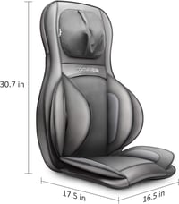 Comfier Shiatsu masszázsülés - Nyak, váll, hát és comb masszírozó, melegítő funkcióval 8