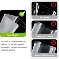 Bonsenkitchen VS3802 Fekete Vákuumfóliázó Gép Sous Vide-hoz, Vágóval és Kiegészítőkkel 6