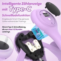 Spopal Intelligens Combformáló Gép - Lila Medencefenék Erősítő Otthoni Edzéshez 2