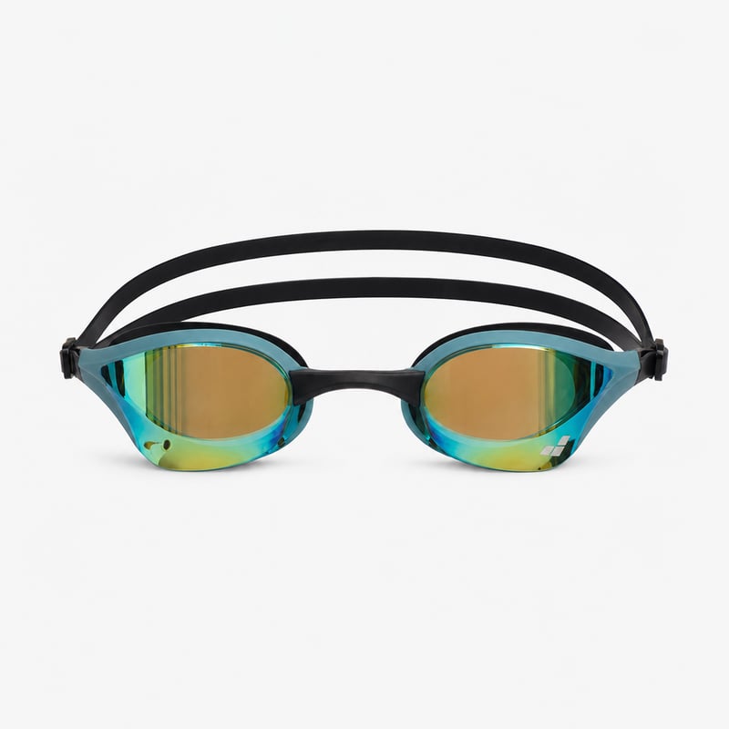 Ochelari de înot pentru competiție unisex ARENA Cobra Ultra Swipe Mirror pentru adulți, folosiți, lentile curbate în oglindă, protecție UV, cu 3 punți nazale interschimbabile