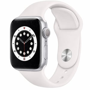Apple Watch Series 6 GPS + Cellular pametni sat 40 mm srebrni aluminij — minimalne ogrebotine na zaslonu (stanje: vidi 2. sliku)