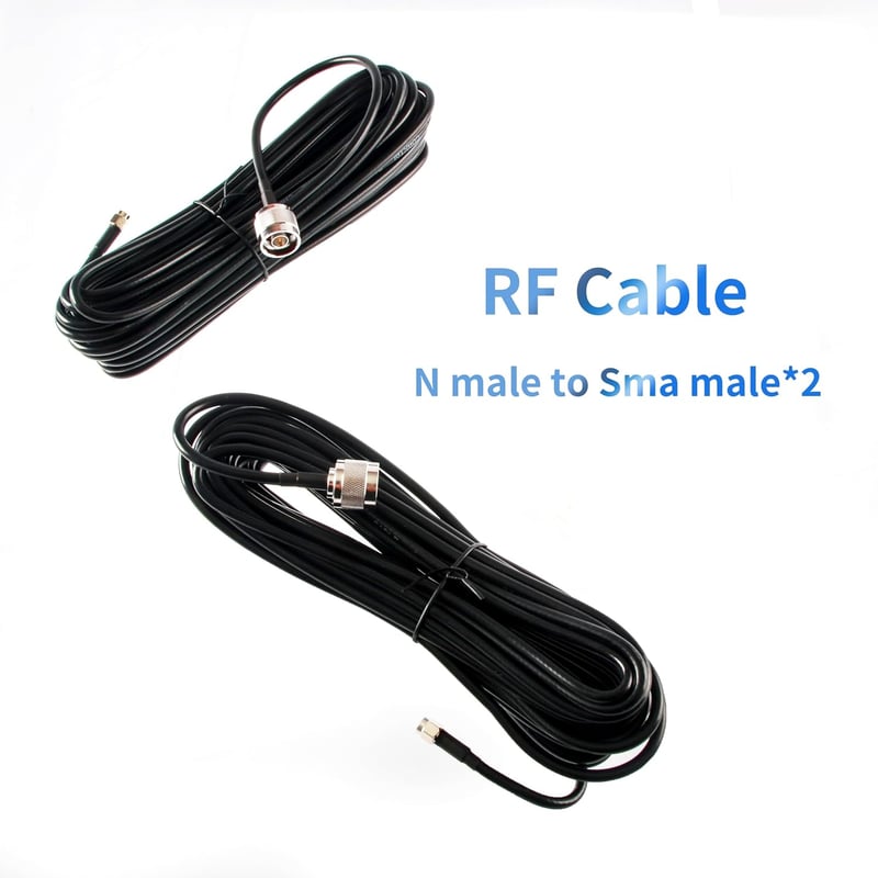 KASER 5G MIMO Kültéri Antenna N78 Sávhoz 3300-3800 MHz, 15dBi Erősítéssel, 10m Alacsony Veszteségű Kábellel, SMA/TS9 Adapterrel, 5G Routerek