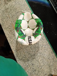 Derbystar Junior S-Light V23 Focilabda, 3-as méret, fehér-zöld, használt állapot 2