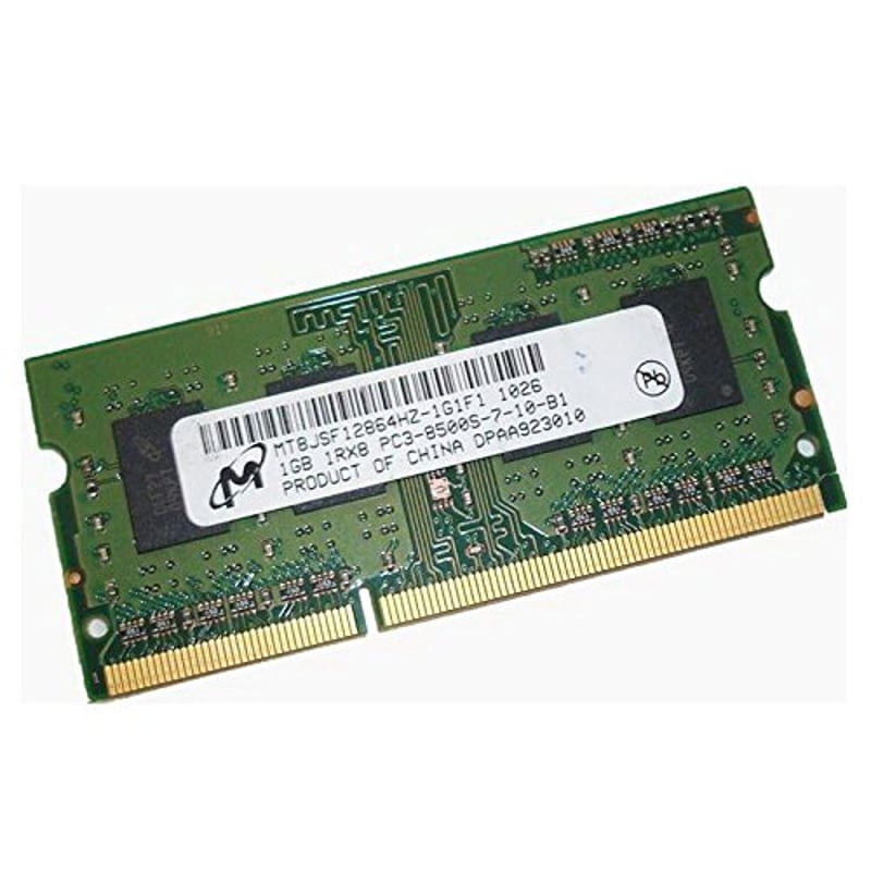 Crucial Micron MT8JSF12864HZ-1G1F1 1GB DDR3 SODIMM prijenosna RAM memorija PC3-8500U 1033MHz CL7