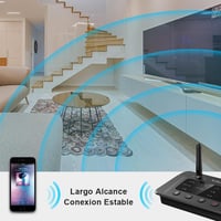 1Mii B03 Bluetooth 5.0 adó-vevő TV-hez - 50m hatótáv, kettős kapcsolat, HiFi hangminőség, alacsony késleltetés, optikai és AUX csatlakozás 6