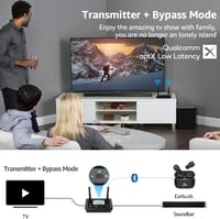 1Mii B03+ Bluetooth 5.3 Adapteradó-Vevő TV és Sztereóhoz, Hosszú Hatótáv 3