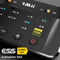 1Mii B03Pro Bluetooth 5.3 adó-vevő 2 fejhallgatóhoz, HiFi adapter DAC-kal 3