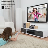 1Mii B03Pro Bluetooth 5.3 adó-vevő 2 fejhallgatóhoz, HiFi adapter DAC-kal 7