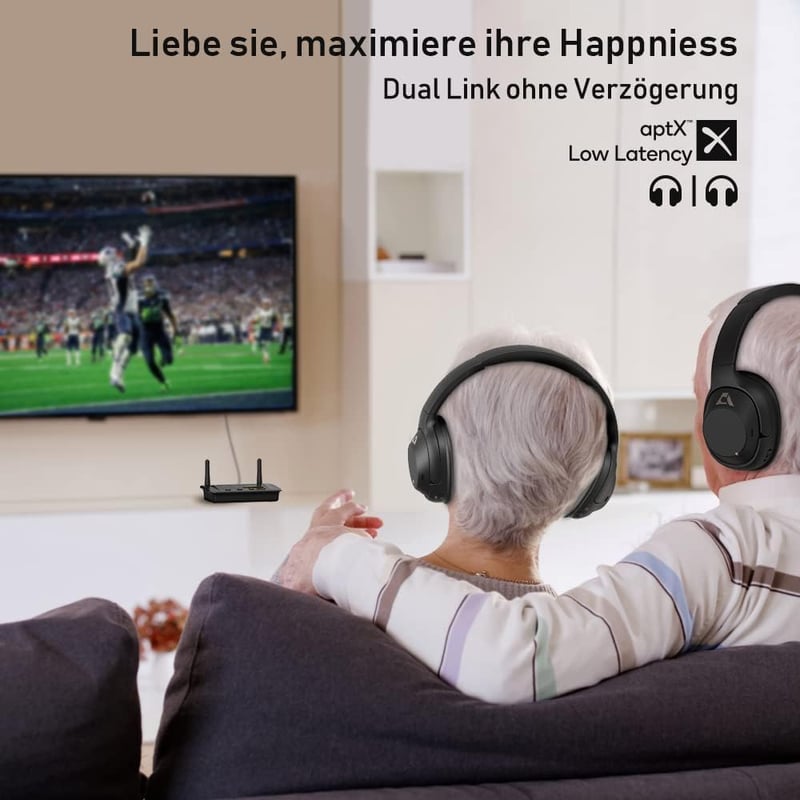 1Mii B03Pro Bluetooth 5.3 adó-vevő 2 fejhallgatóhoz, HiFi adapter DAC-kal