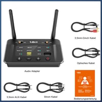 1Mii B03S Bluetooth 5.3 HiFi adapter USB-DAC optikai RCA AUX csatlakozóval 7