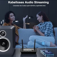 1Mii B03S Bluetooth 5.3 HiFi adapter USB-DAC optikai RCA AUX csatlakozóval 8